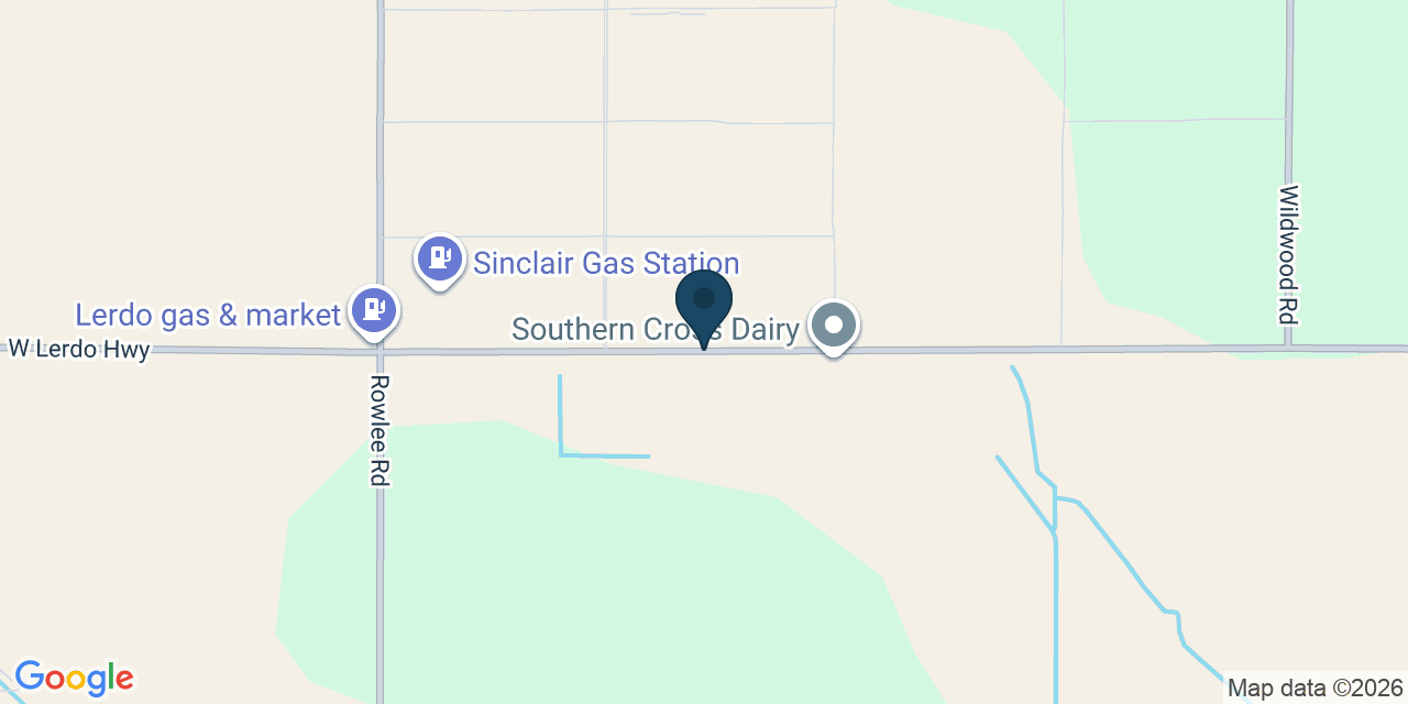 Map showing Kern County, CA