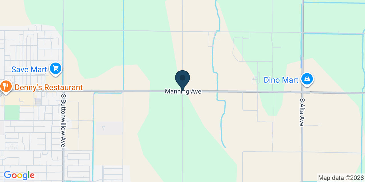 Map showing Fresno County, CA
