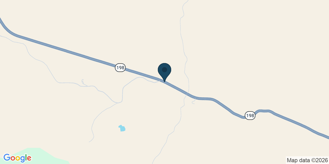 Map showing Coalinga, Fresno County, CA