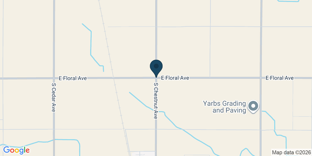 Map showing Fresno County, CA