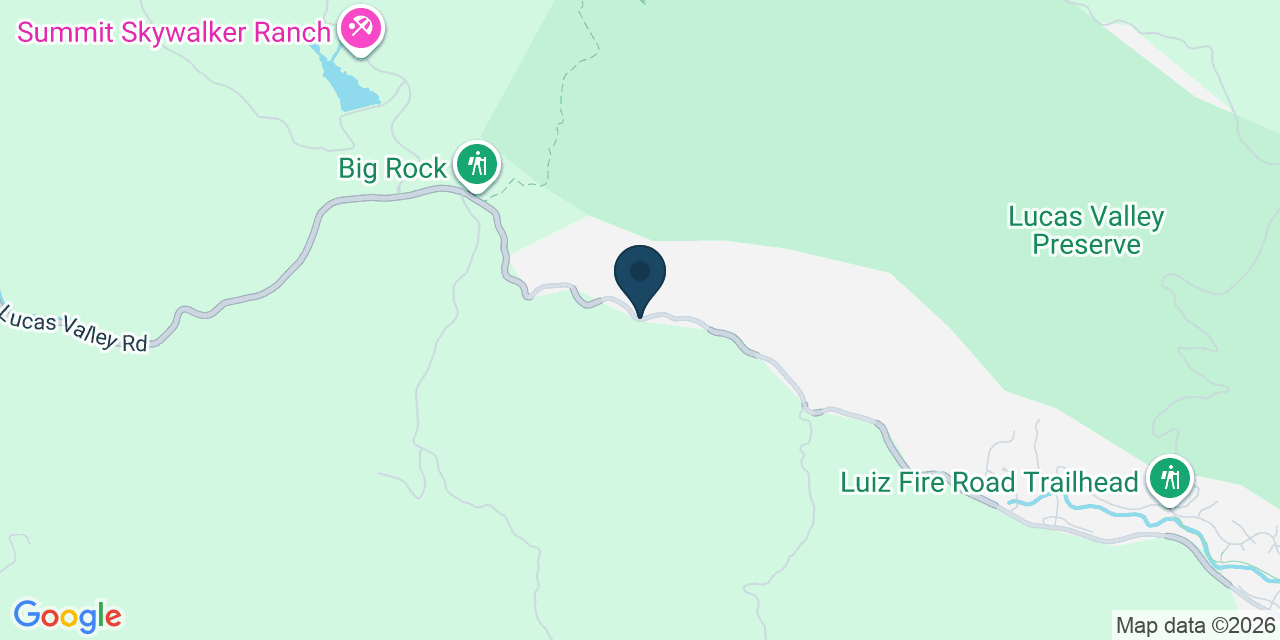 Map showing Marin County, CA