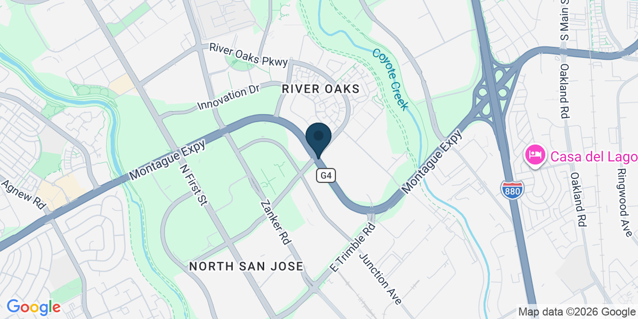 Map showing Santa Clara County, CA