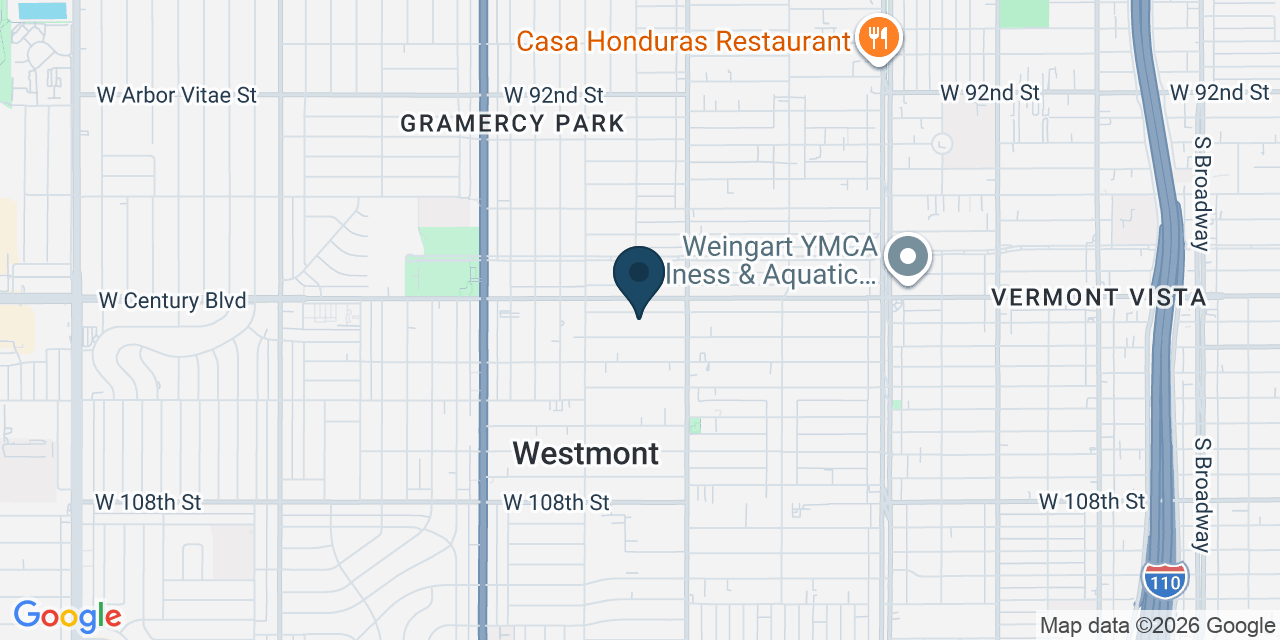 Map showing Los Angeles, Los Angeles County, CA