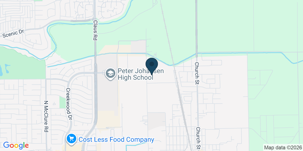 Map showing Modesto, Stanislaus County, CA