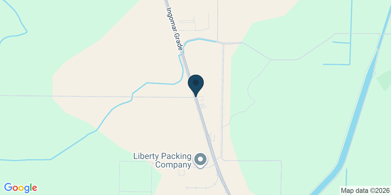 Map showing Merced County, CA