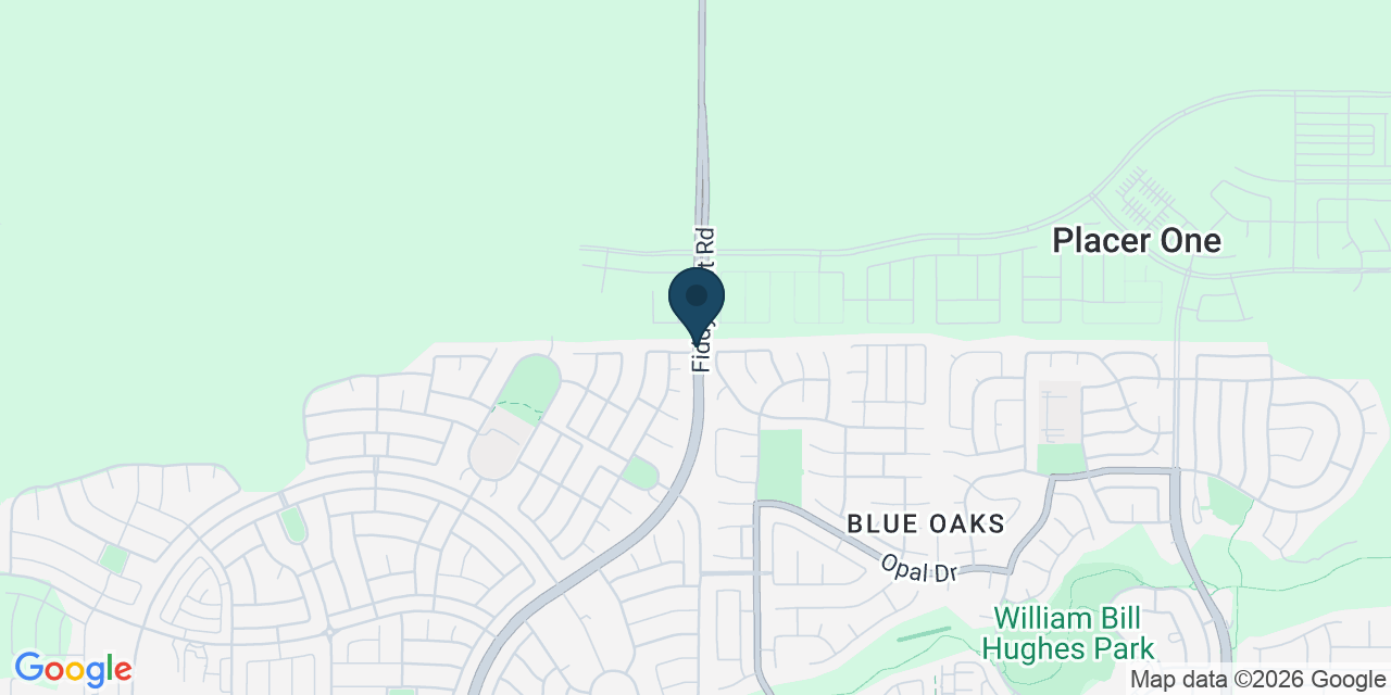 Map showing Placer County, CA
