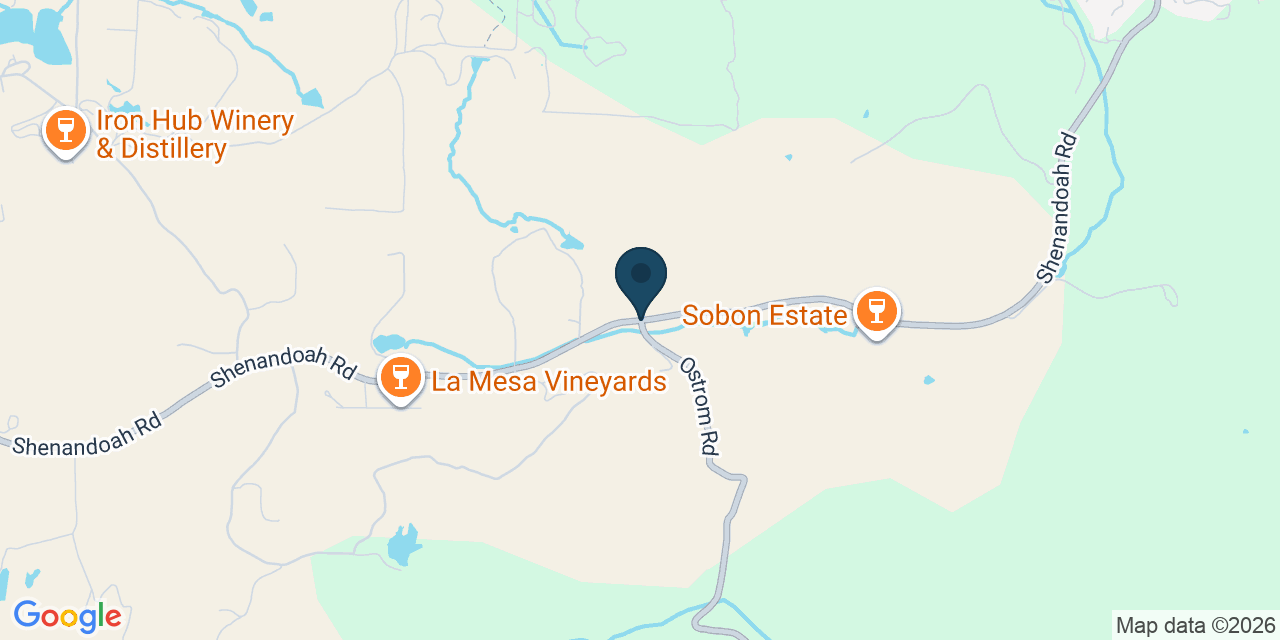 Map showing Amador County, CA