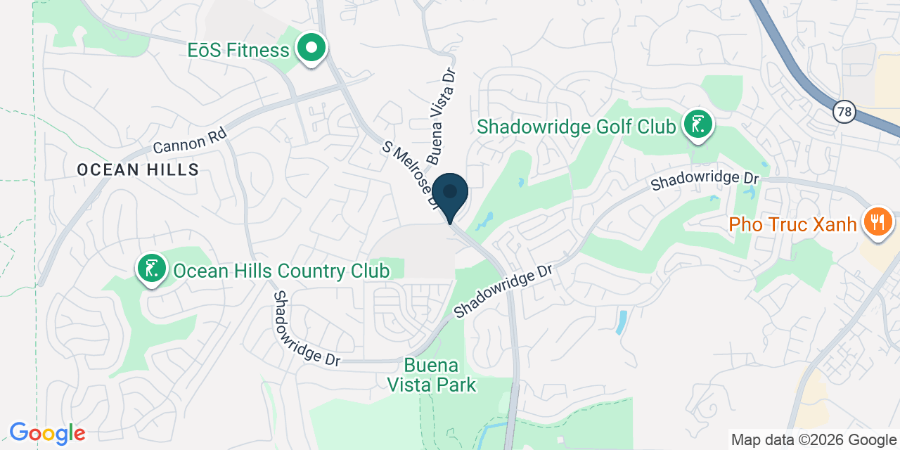 Map showing San Diego County, CA