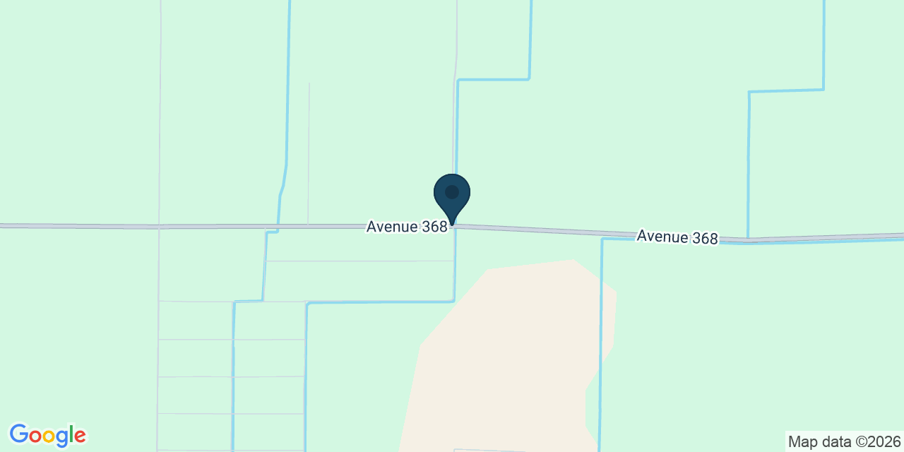 Map showing Tulare County, CA