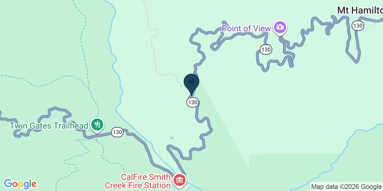 Map showing Santa Clara County, CA