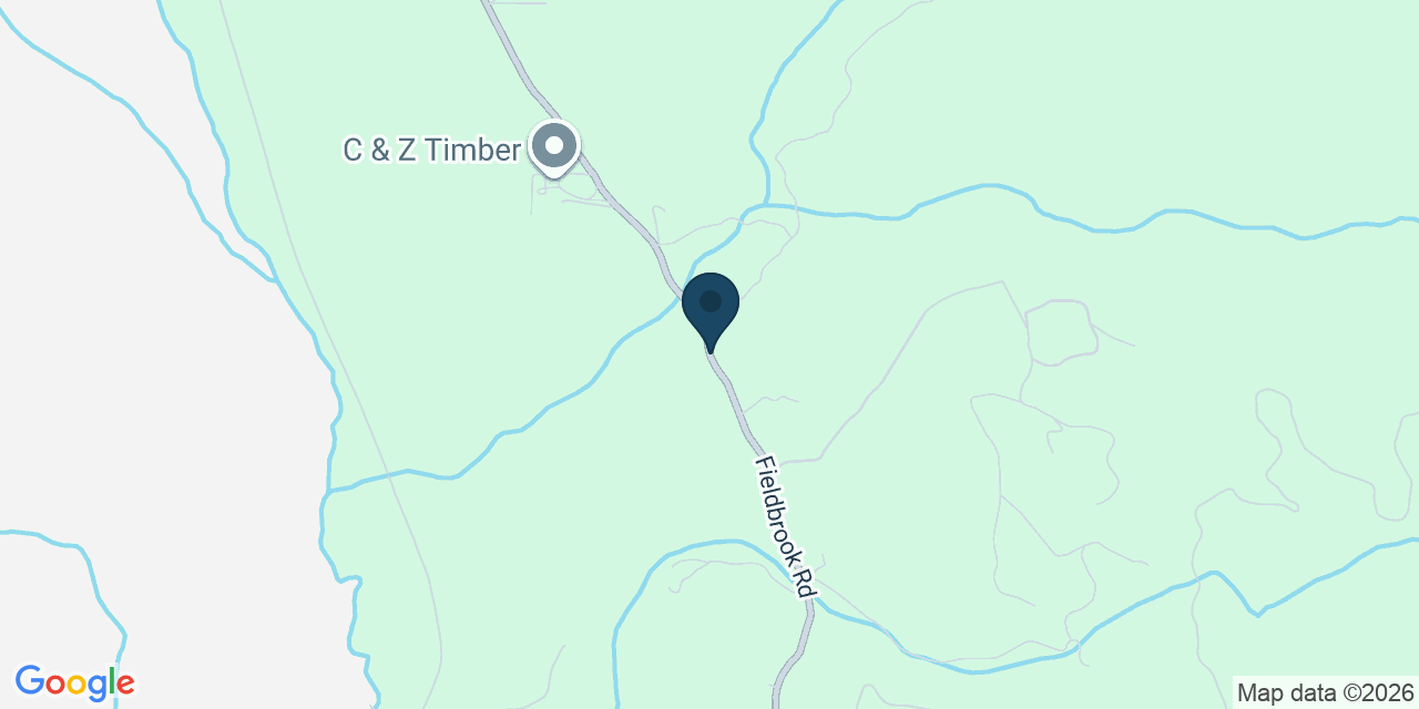 Map showing Humboldt County, CA
