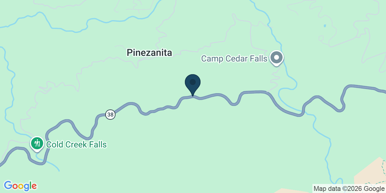 Map showing San Bernardino County, CA