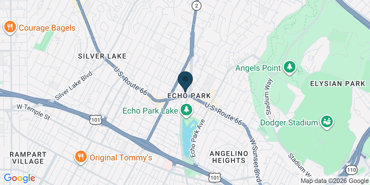 Map showing Los Angeles, Los Angeles County, CA