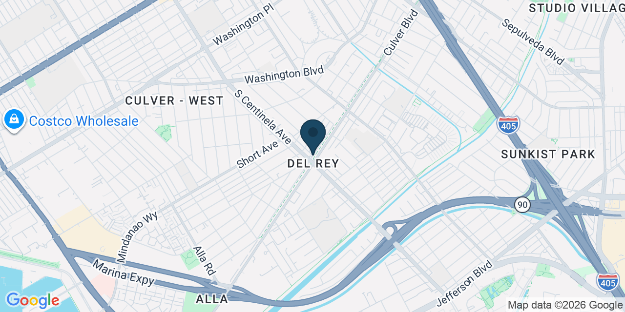 Map showing Los Angeles County, CA