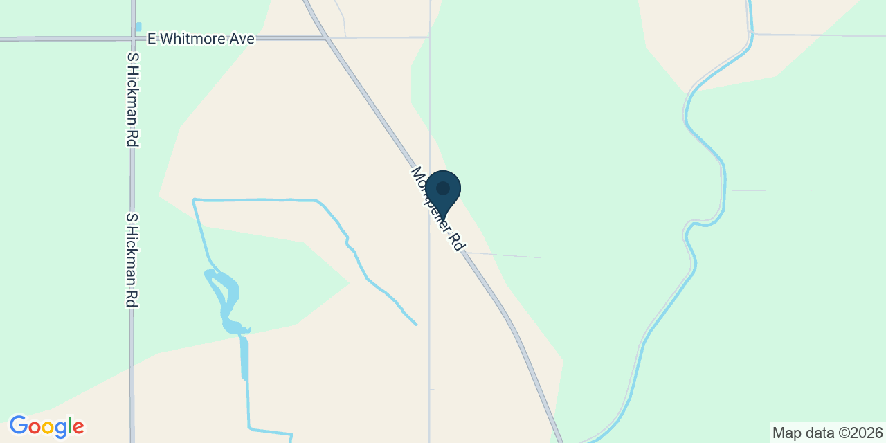 Map showing Stanislaus County, CA