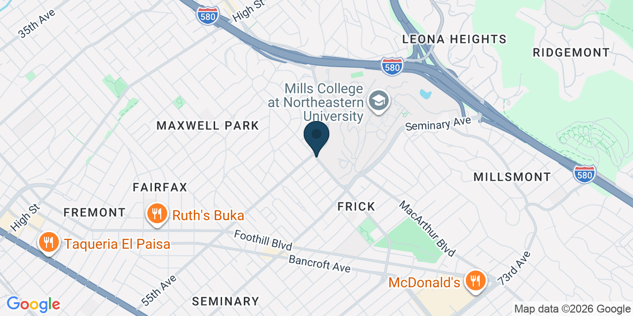 Map showing Alameda County, CA