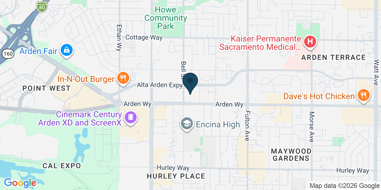 Map showing Sacramento, Sacramento County, CA