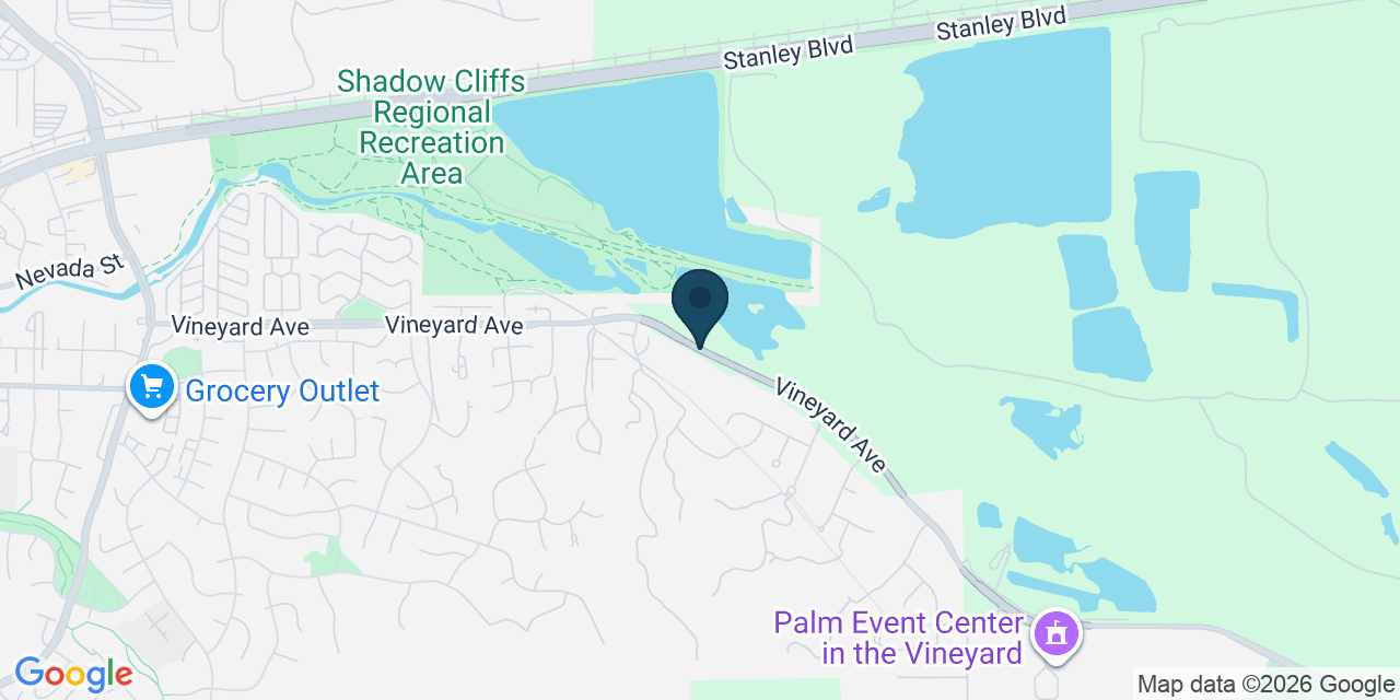 Map showing Alameda County, CA