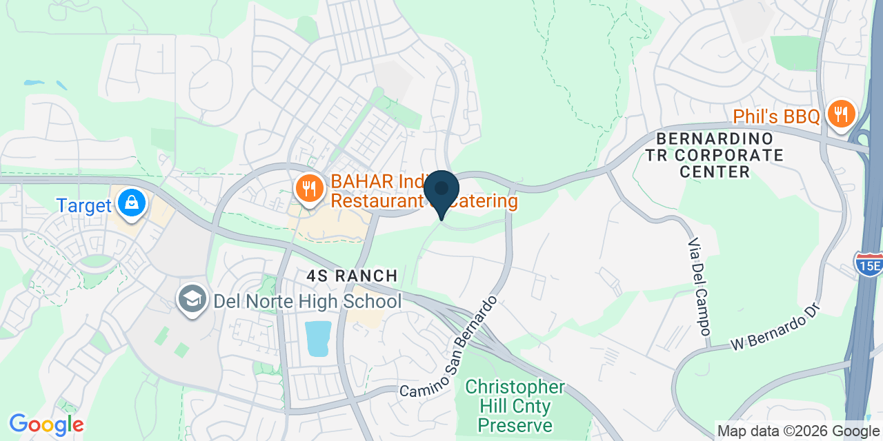 Map showing 4S Ranch, San Diego County, CA