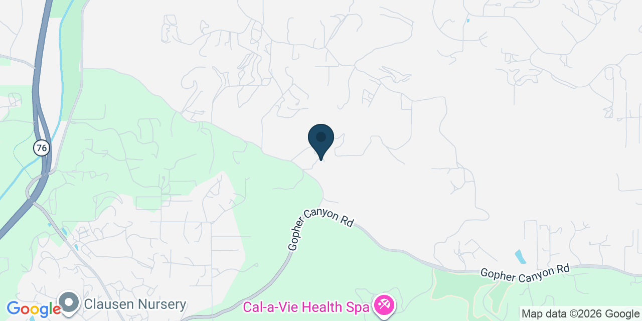 Map showing Vista, San Diego County, CA
