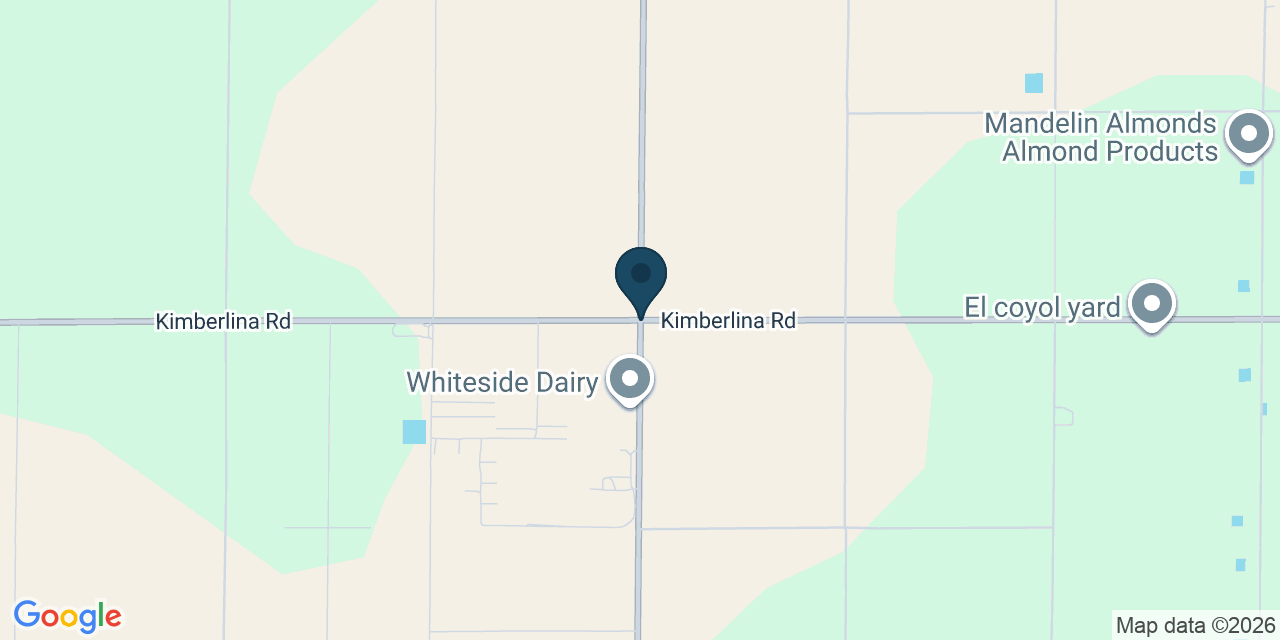 Map showing Kern County, CA