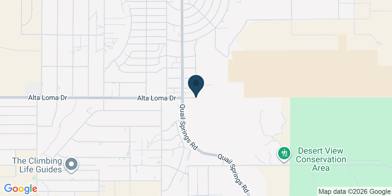 Map showing Joshua Tree, San Bernardino County, CA