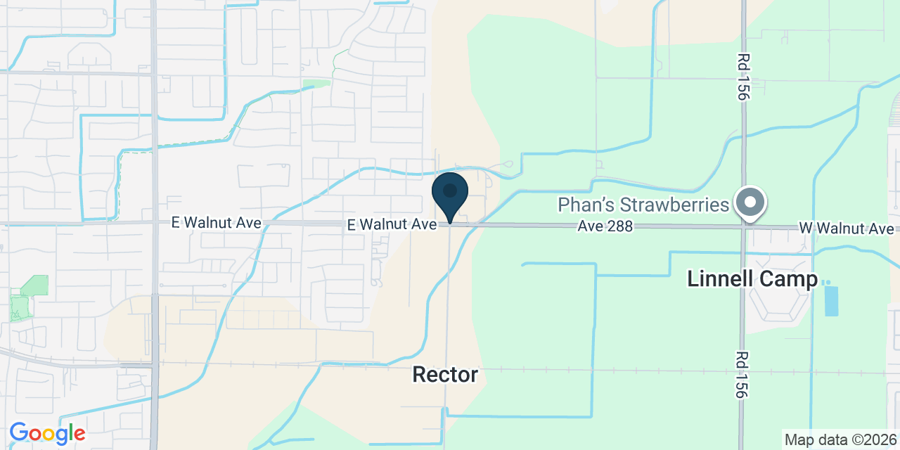 Map showing Visalia, Tulare County, CA