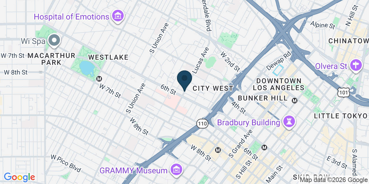 Map showing Los Angeles, Los Angeles County, CA