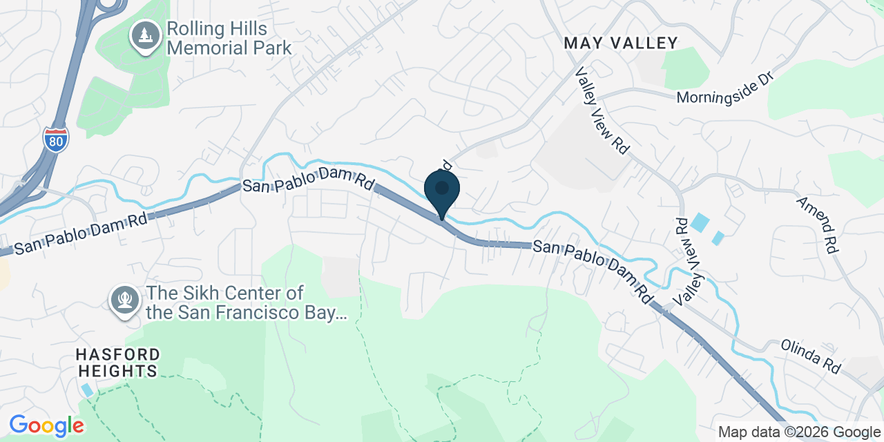 Map showing El Sobrante, Contra Costa County, CA