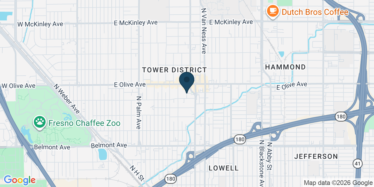 Map showing Fresno, Fresno County, CA