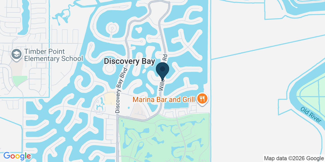 Map showing Discovery Bay, Contra Costa County, CA