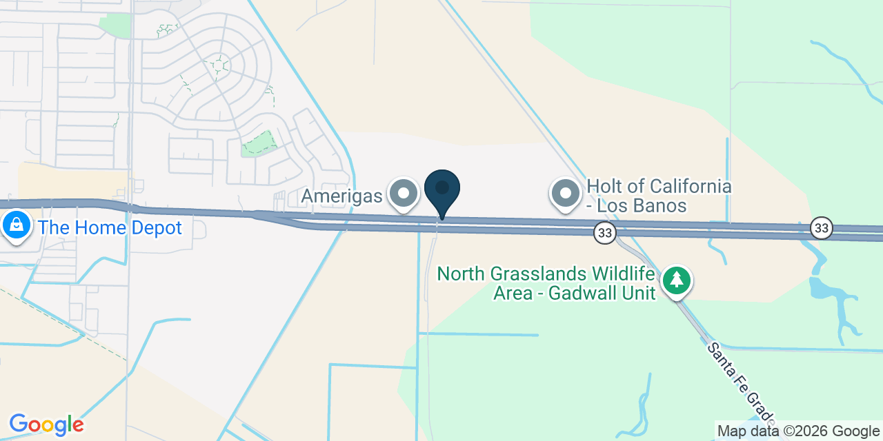 Map showing Merced County, CA
