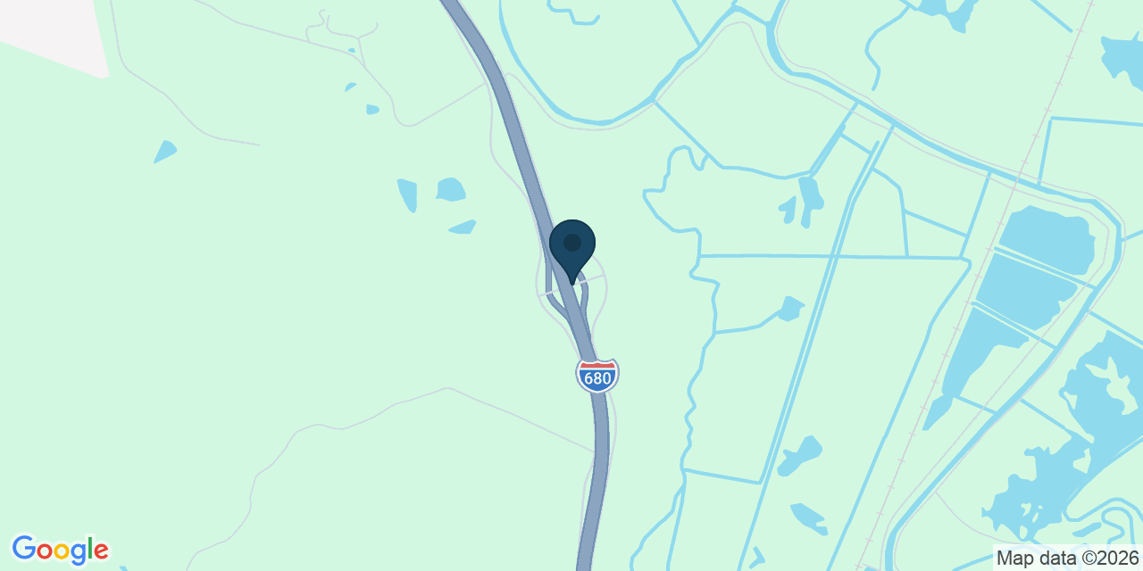 Map showing Solano County, CA