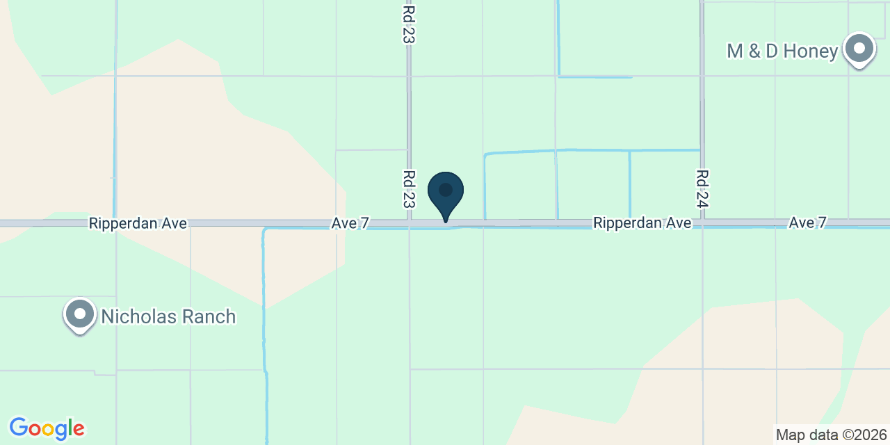 Map showing Madera County, CA