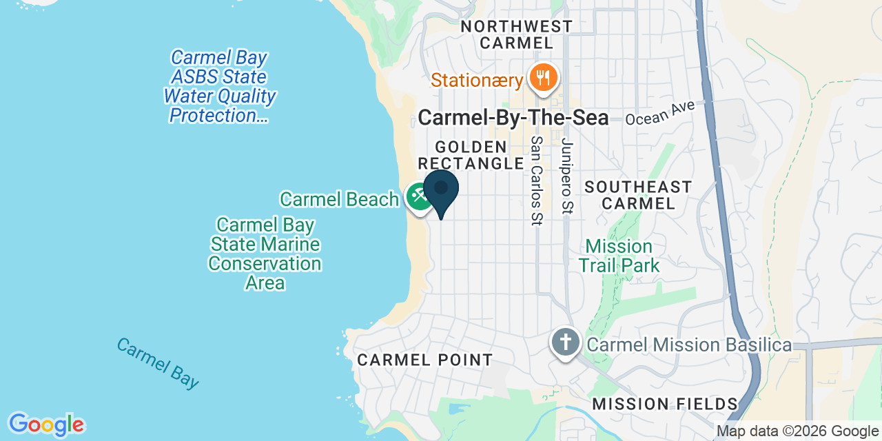 Map showing Monterey County, CA