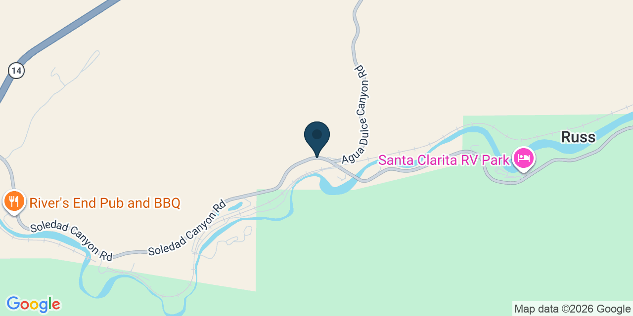 Map showing Los Angeles County, CA
