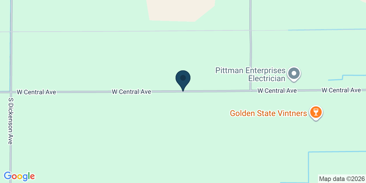 Map showing Fresno County, CA