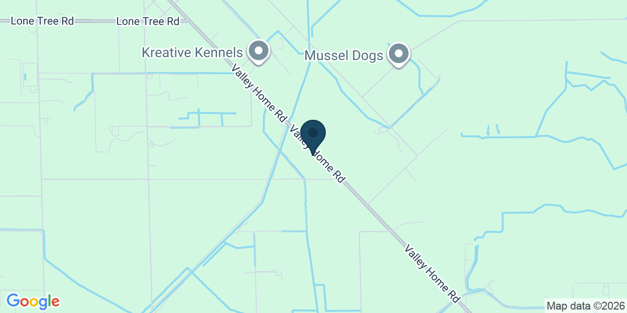 Map showing Oakdale, Stanislaus County, CA