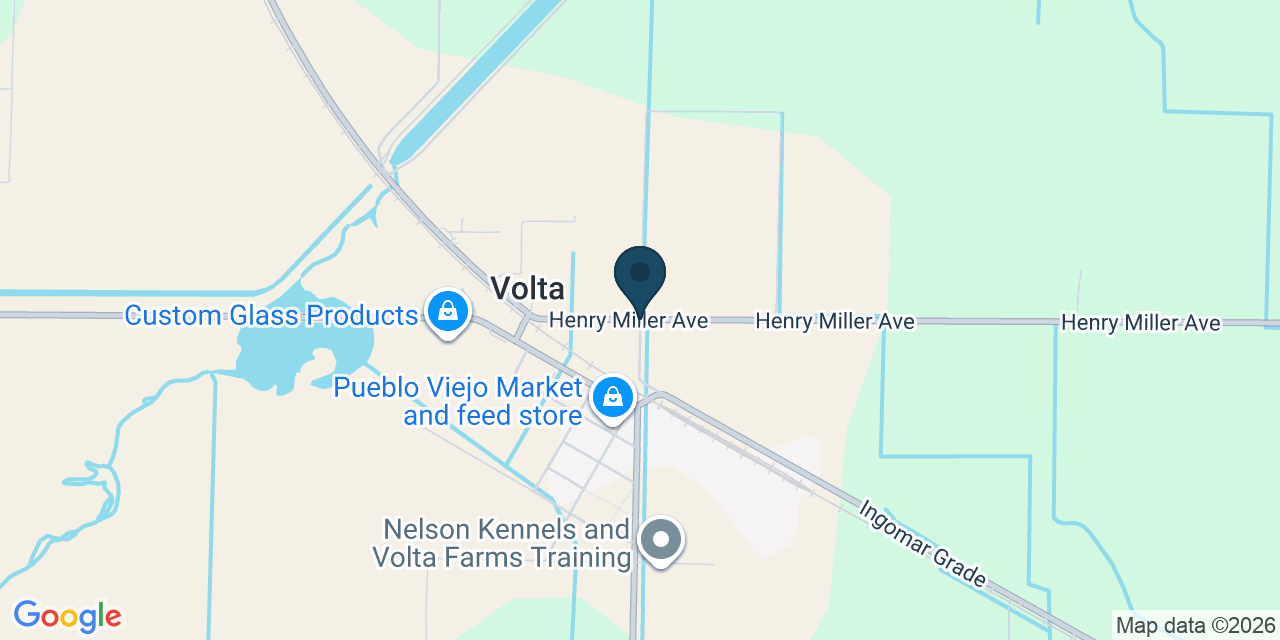 Map showing Volta, Merced County, CA