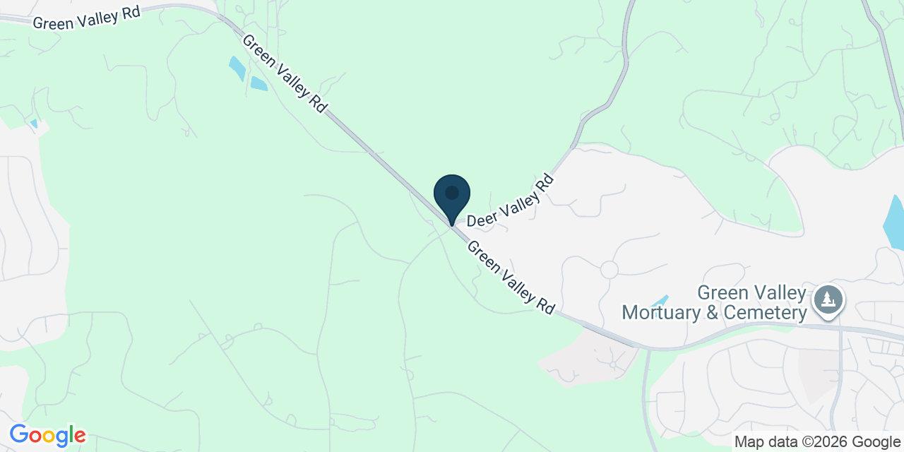 Map showing El Dorado Hills, El Dorado County, CA