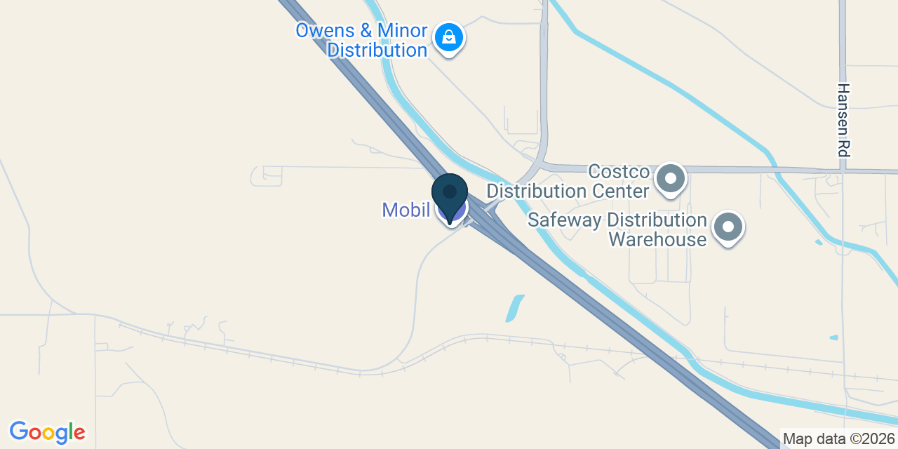 Map showing Tracy, San Joaquin County, CA