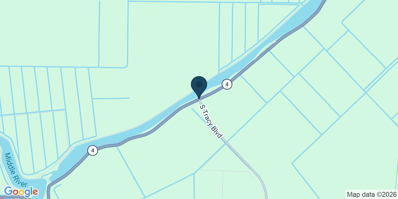 Map showing San Joaquin County, CA