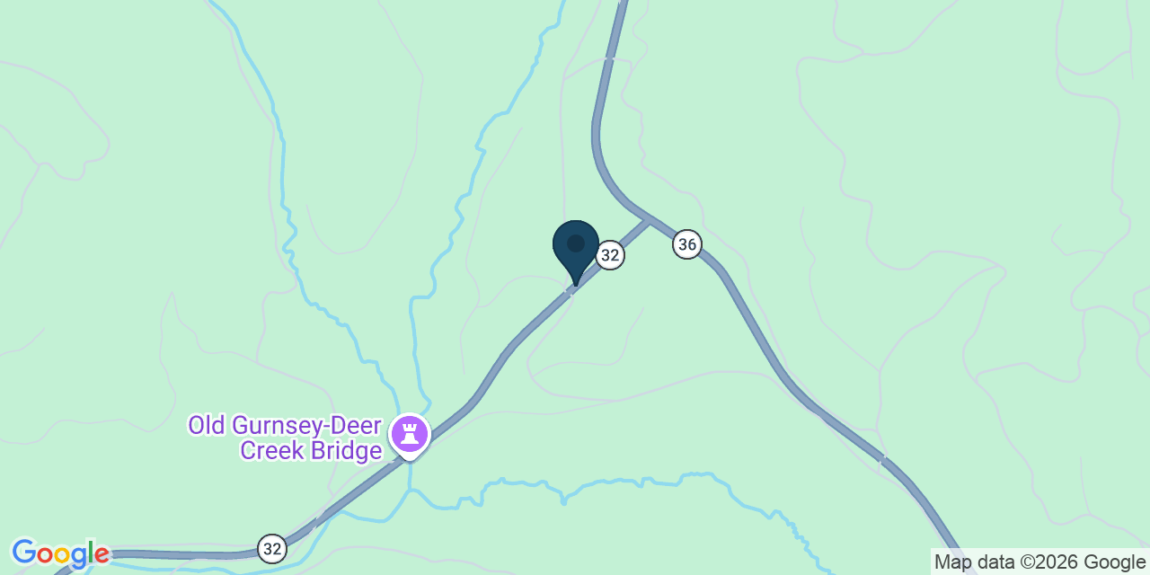 Map showing Mill Creek, Tehama County, CA