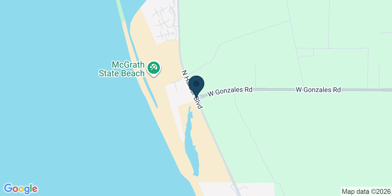 Map showing Ventura County, CA