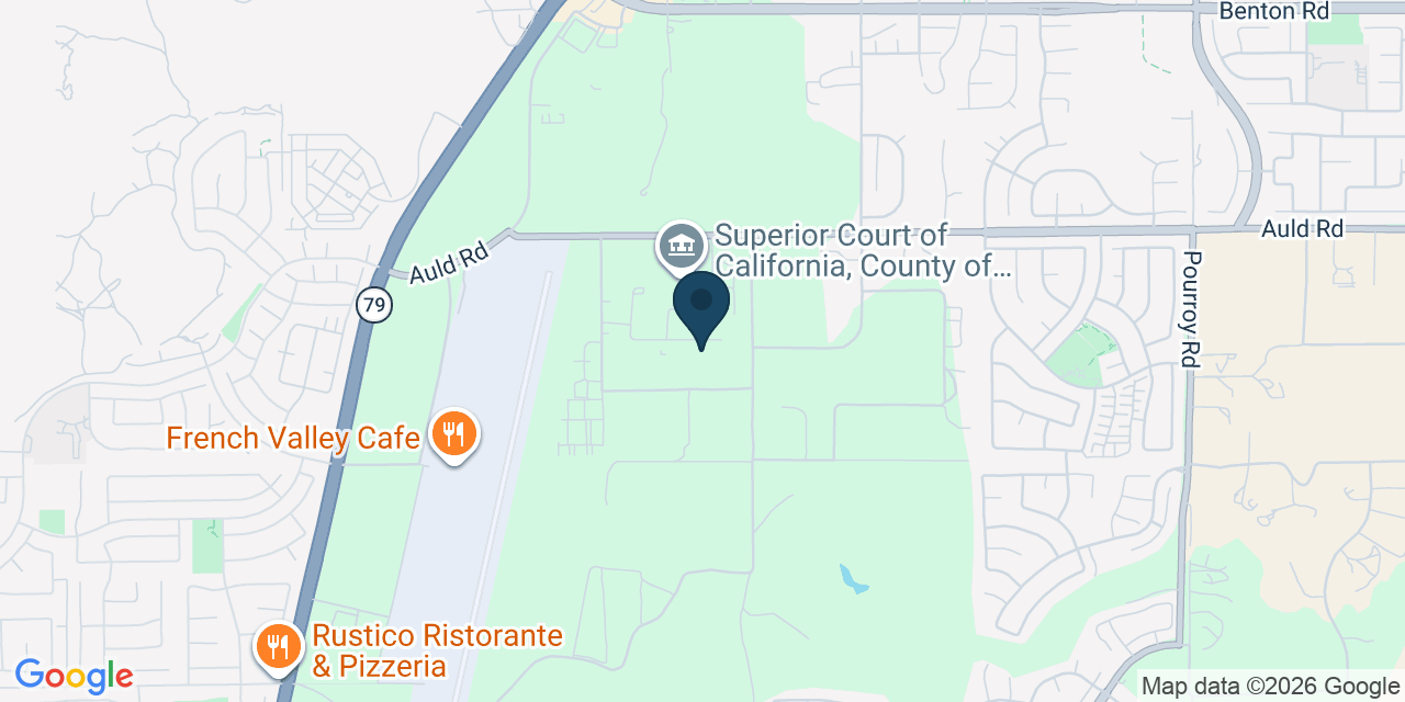 Map showing Murrieta, Riverside County, CA