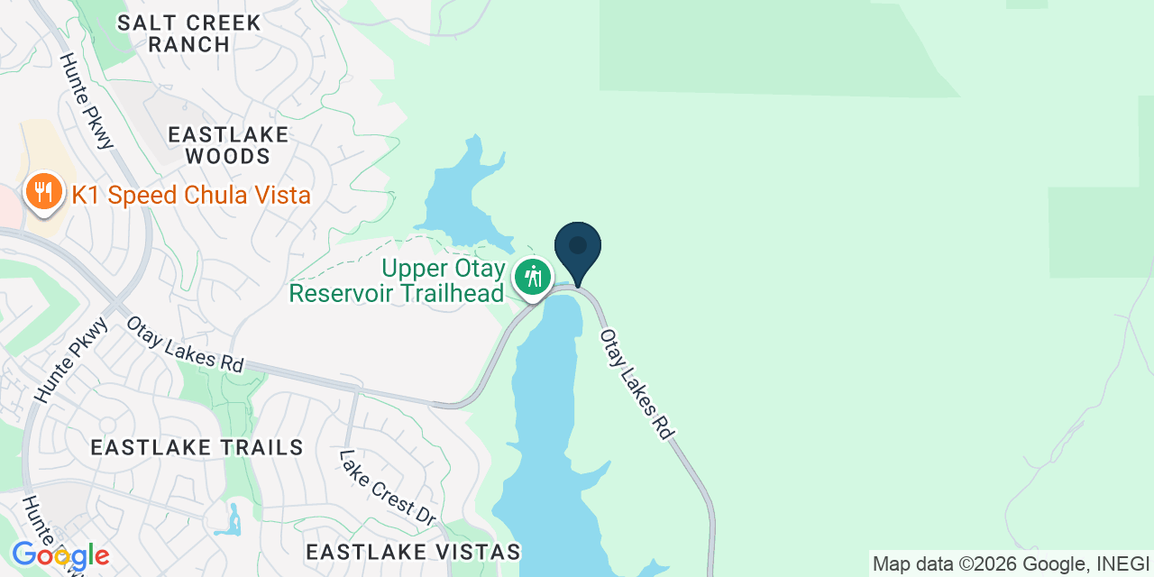Map showing San Diego County, CA