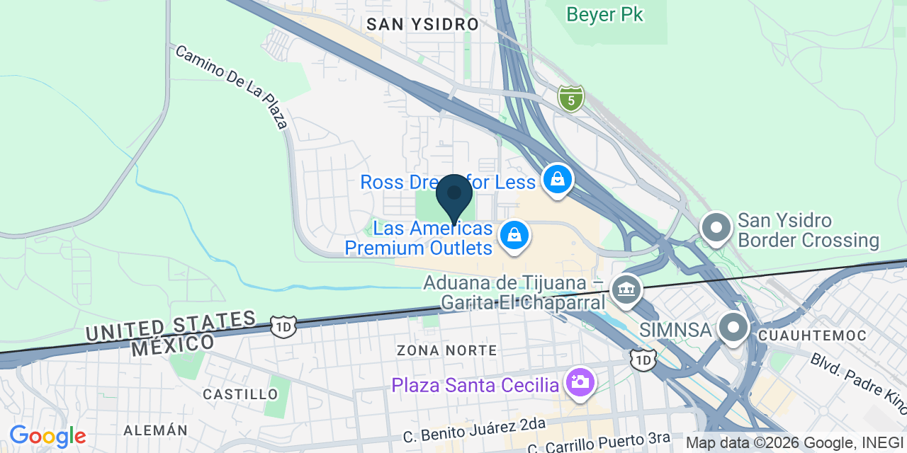 Map showing San Diego, San Diego County, CA