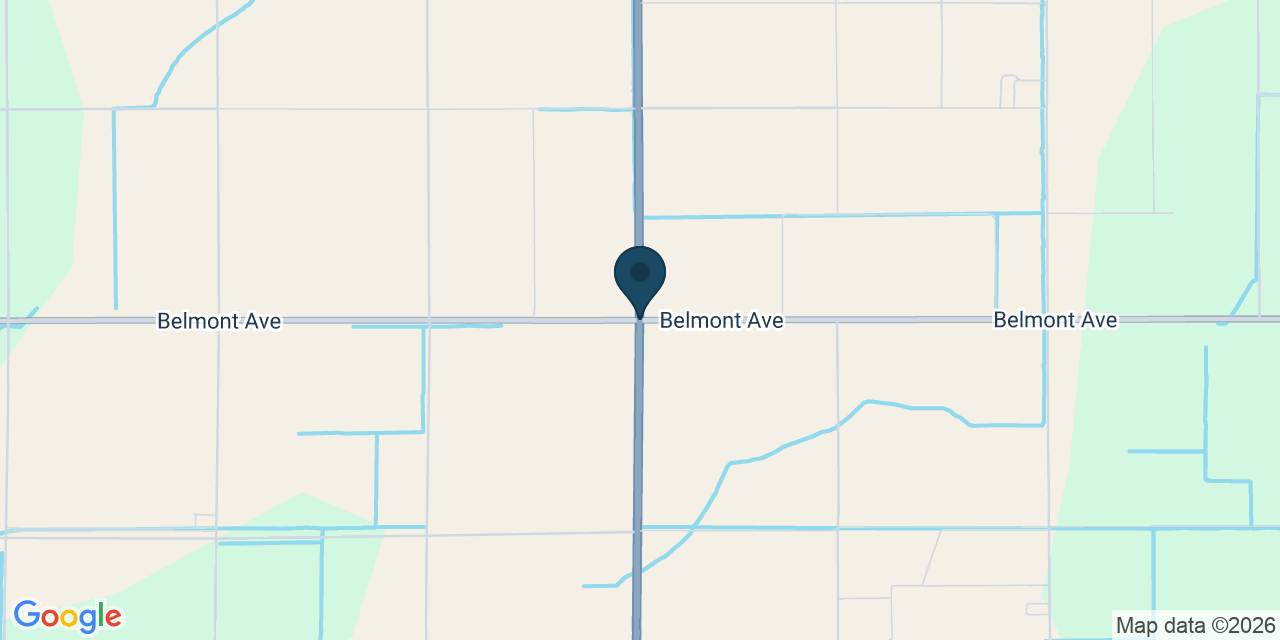 Map showing Fresno County, CA
