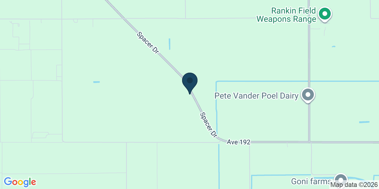 Map showing Tulare, Tulare County, CA