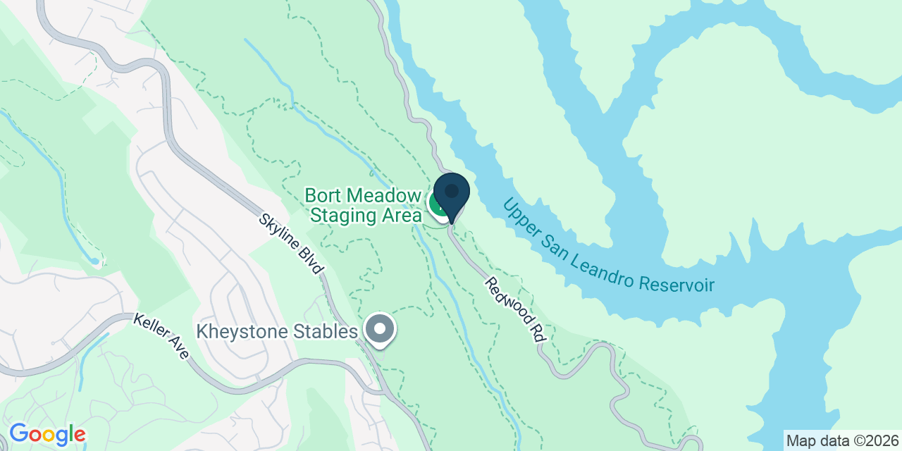 Map showing Alameda County, CA